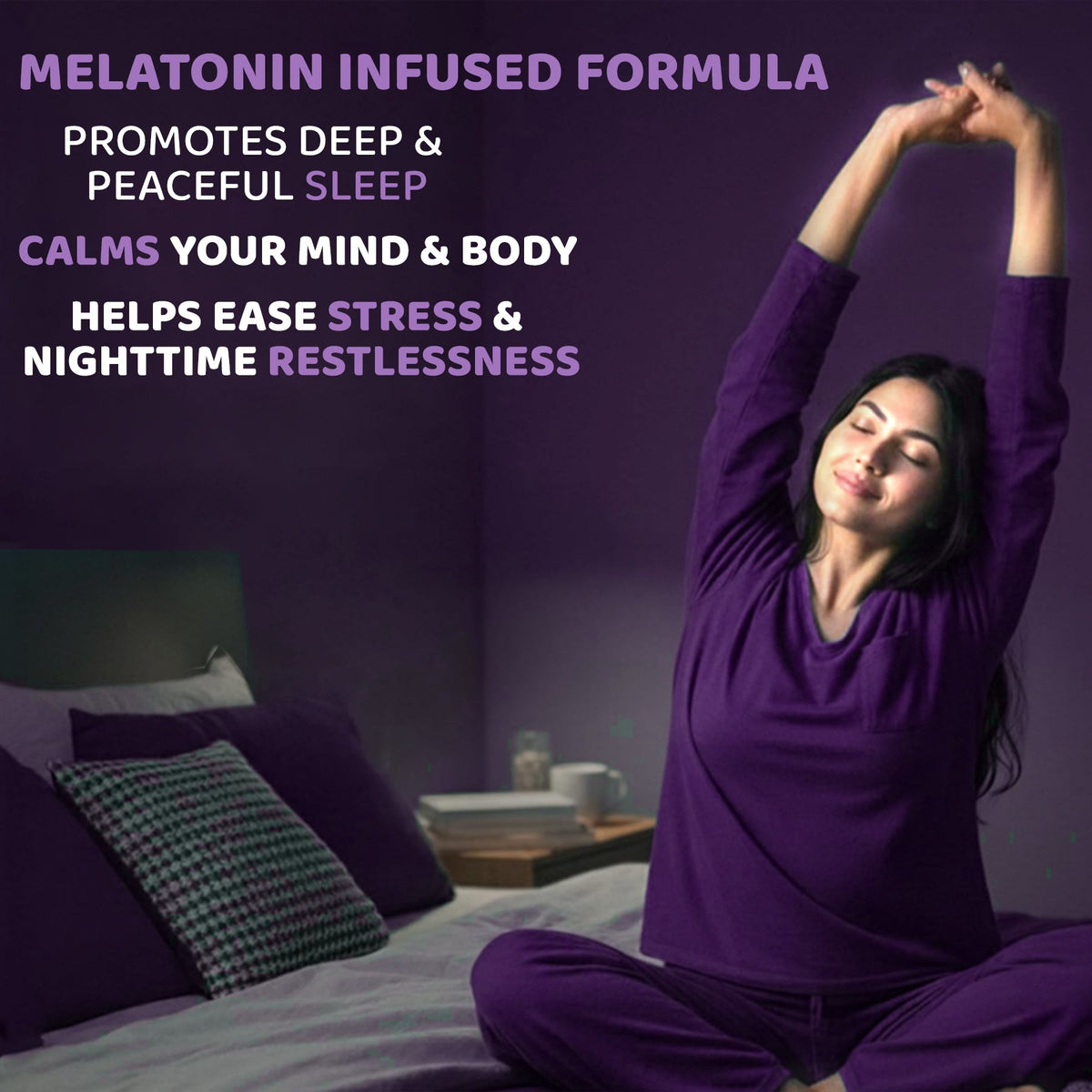 Purna Melatonin Gummies – Wild Berry Flavor | Better Sleep & Relaxation | 30 Vegan Gummies