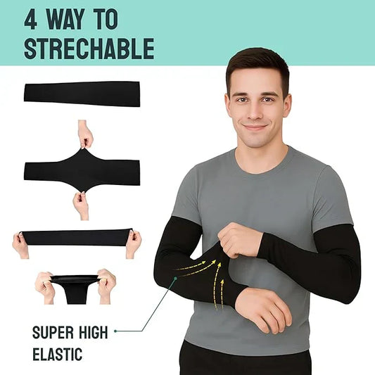 SunShield Pro unisex fingerless arm sleeves
