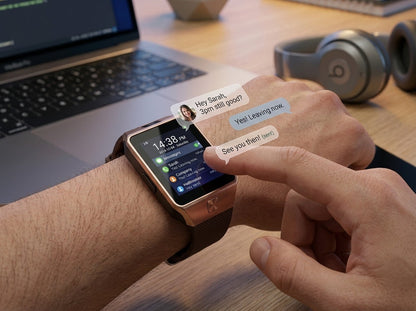 Smartwatch with SIM & Memory Card Slot and Camera Support_PTM