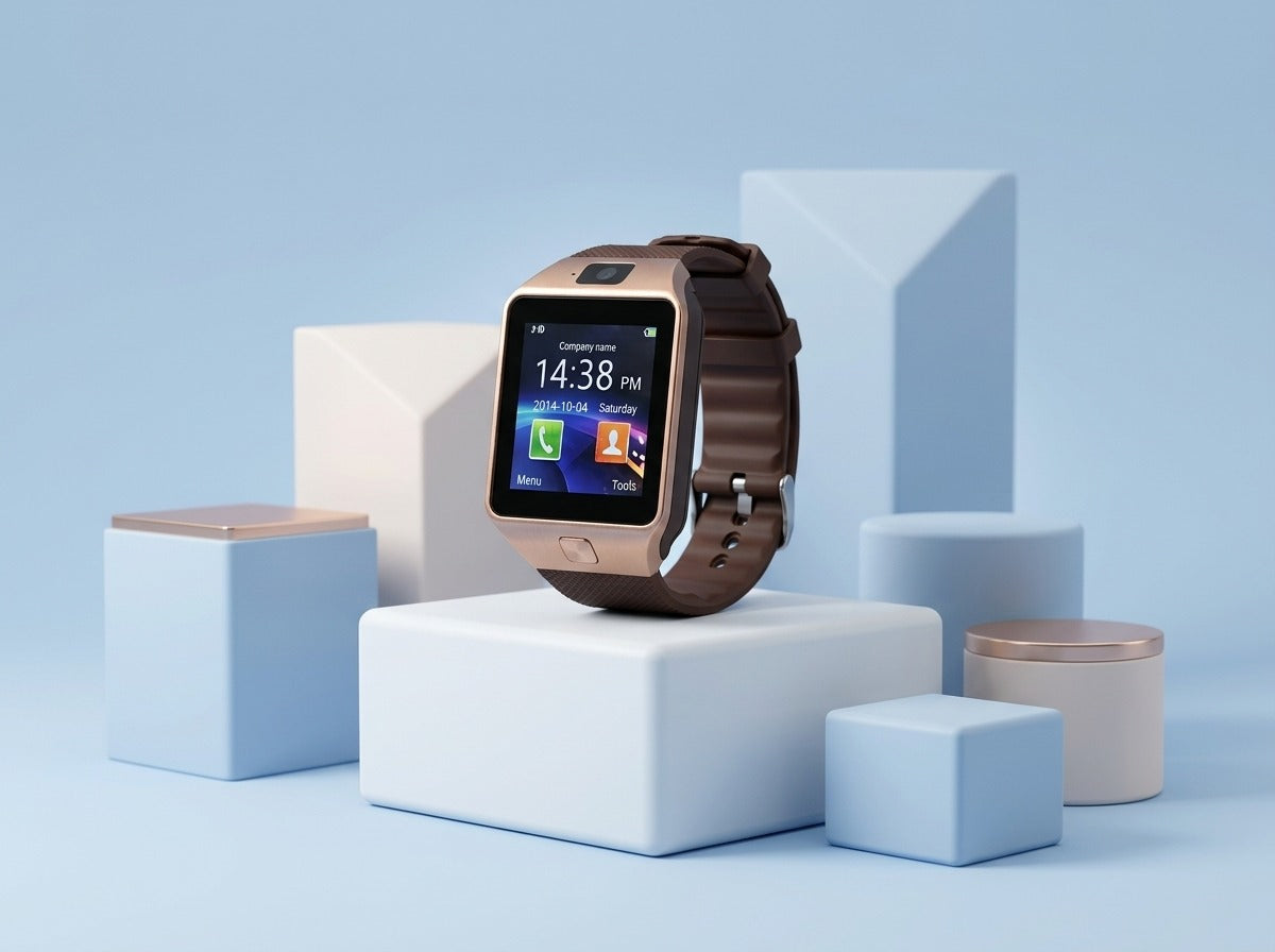 Smartwatch with SIM & Memory Card Slot and Camera Support_PTM