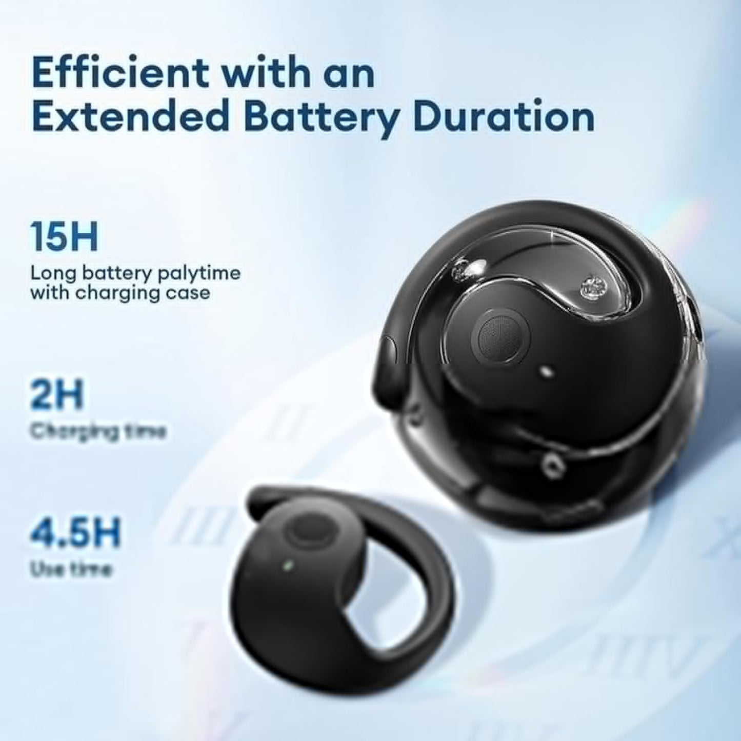 Ctrl8 T2 Over The Ear Earbuds Open Ear Buds Headphones| Air Bone Conduction
