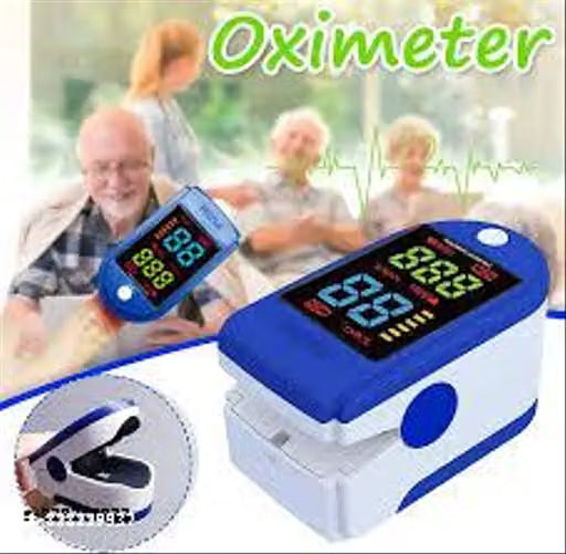 Oximeter Portable Fingertip SpO2 & Heart Rate Monitor with Battery Indicator-UP